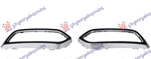 REAR EXHAUST MOULDING CHROME (SET) 2021-