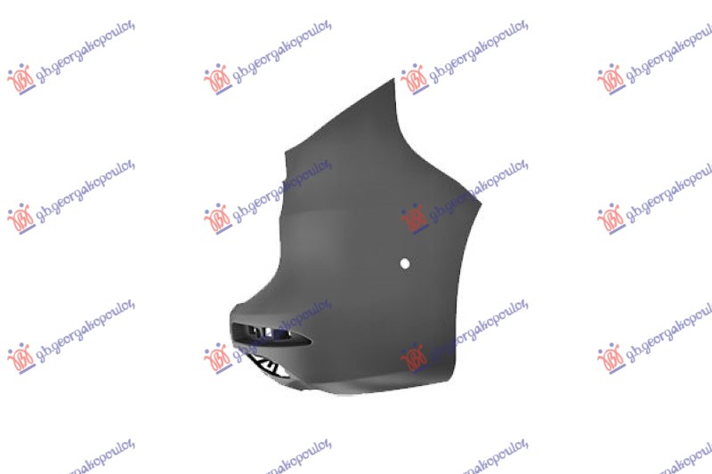 REAR BUMPER END PRIMED (DOUBLE DOOR) (W/1 PDC) (A QUALITY)