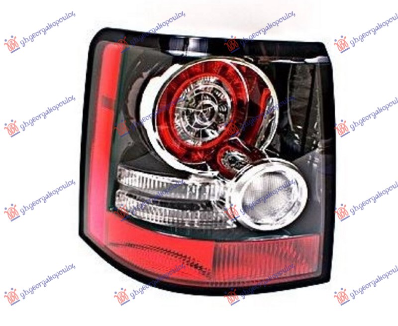 TAIL LAMP 2012- (VALEO) (BLACK FRAME)