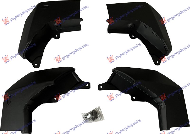 MUD FLAPS FRONT-REAR (4PCS) -09