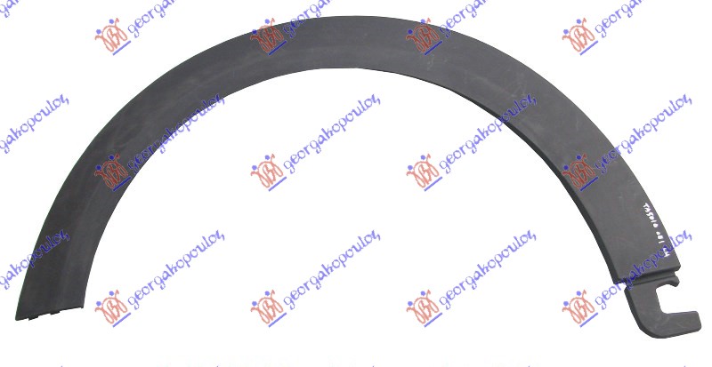 FRONT FENDER FLARE (W & W/O PDC)