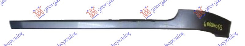 REAR BUMPER SIDE MOULDING SILVER