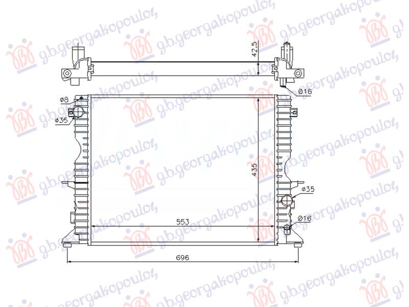 RADIATOR DIESEL MANUAL (553x439) (NRF)