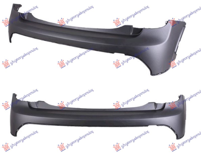 REAR BUMPER PRIMED 5D