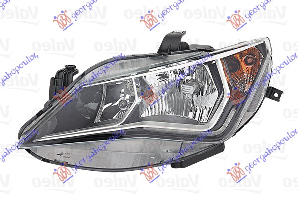 HEAD LAMP ELECTRICAL (TWIN) W/LED DRL (VALEO)
