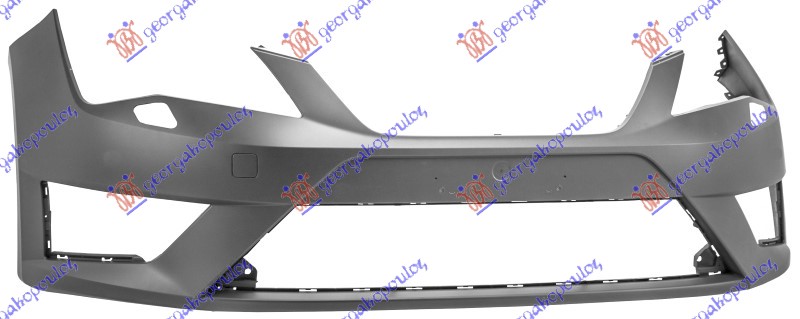 FRONT BUMPER (FR) PRIMED (W/WASHER HOLES) (A QUALITY)