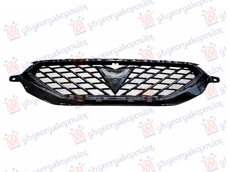 GRILLE PAINTED BLACK (W/MOULDING HOLES)
