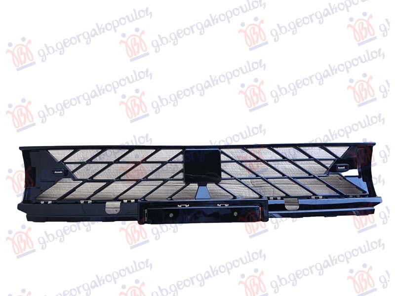 FRONT BUMPER GRILLE LOWER PAINTED BLACK