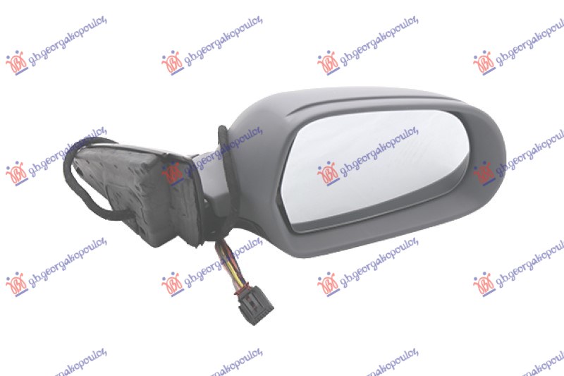 DOOR MIRROR EL.HEAT.PR.FOL.W/MEM(W/BL&F.L) (13P) (CONVEX GLASS)