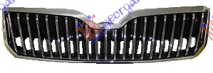GRILLE BLACK/CHROME W/CHROME MOULDING