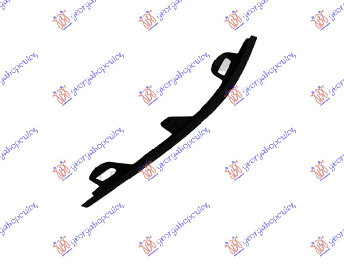 FRONT BUMPER GRILLE MOULDING SIDE BLACK