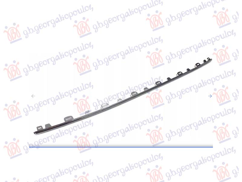 REAR BUMPER SPOILER MOULDING CHROME