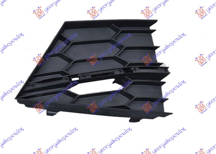 FRONT BUMPER GRILLE (W/ CHROME MOULDING HOLE )