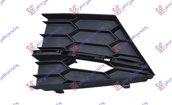 FRONT BUMPER GRILLE (W/ CHROME MOULDING HOLE )