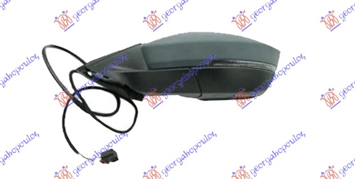 DOOR MIRROR ELECTRICAL HEATED PRIMED (W/SIDE LAMP)