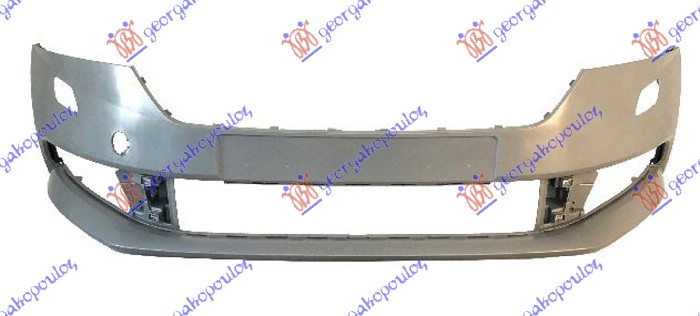 FRONT BUMPER PRIMED (W/H.LAMP WASHER HOLES)