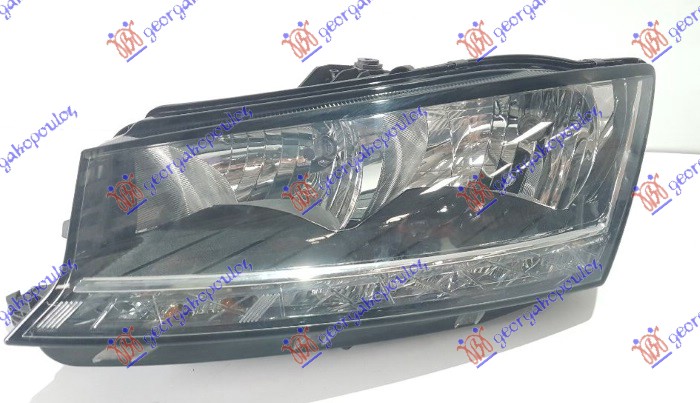 HEAD LAMP (H7/H7) W/LED DRL (DEPO)