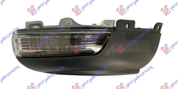 DOOR MIRROR SIDE LAMP SMOKE