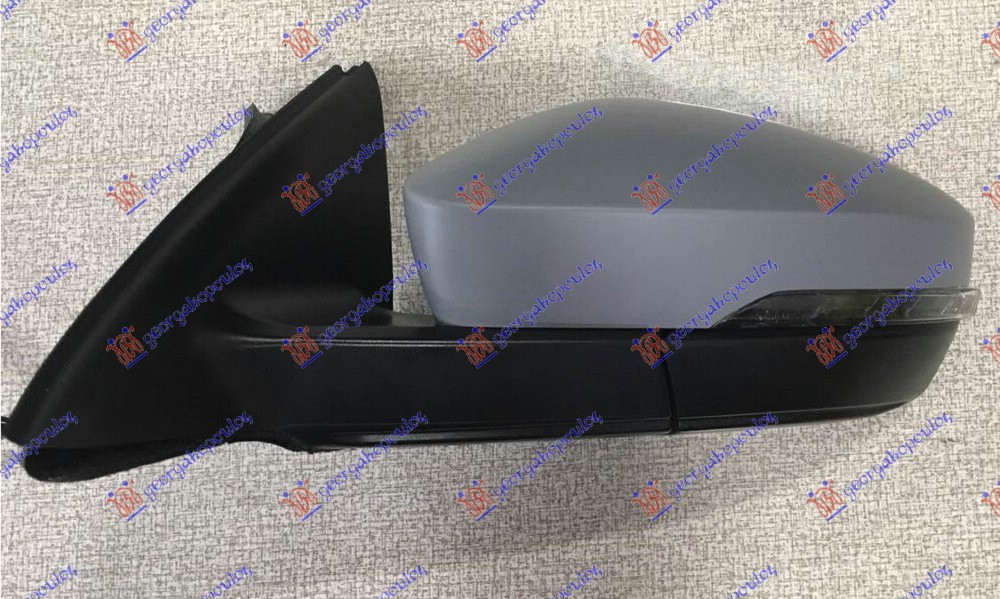 Oglindă electrică încălzită grunduită (cu semnalizare) (6 PIN) (sticlă convexă)