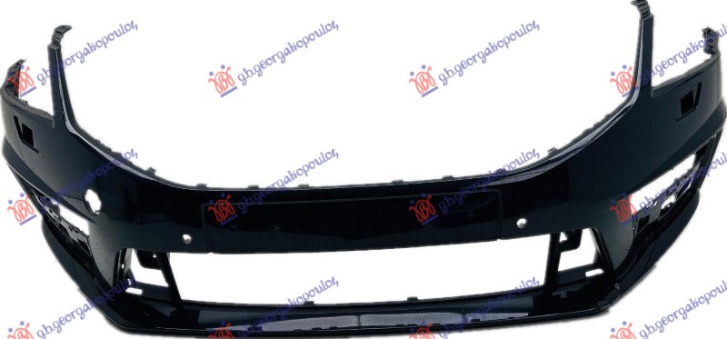 FRONT BUMPER PRIMED (W/WASHER HOLES) (RS)