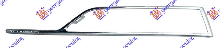 FRONT BUMPER SIDE GRILLE MOULDING CHROME -2024