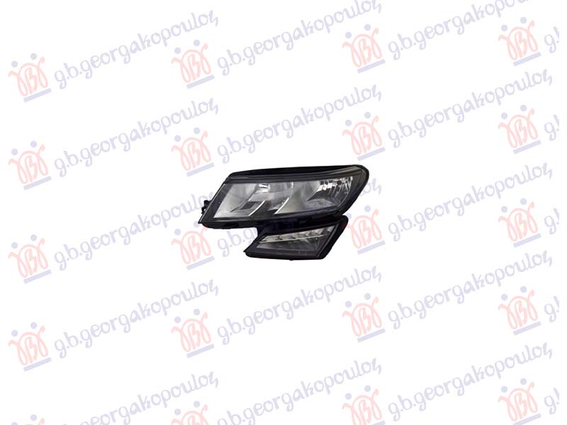 HEAD LAMP WITH FOG LAMP (H7/H7/LED) (TYC)