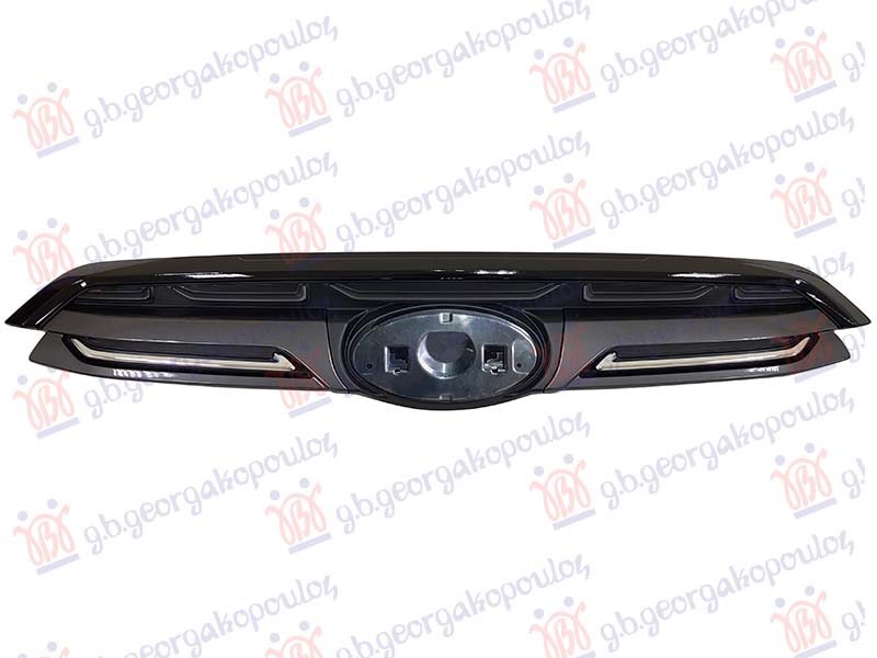 GRILLE (UPPER PART) (BLACK/GREY W/CHROME MOULDINGS)
