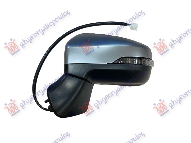 DOOR MIRROR ELECTRICAL HEATED PRIMED (W/SIDE LAMP)
