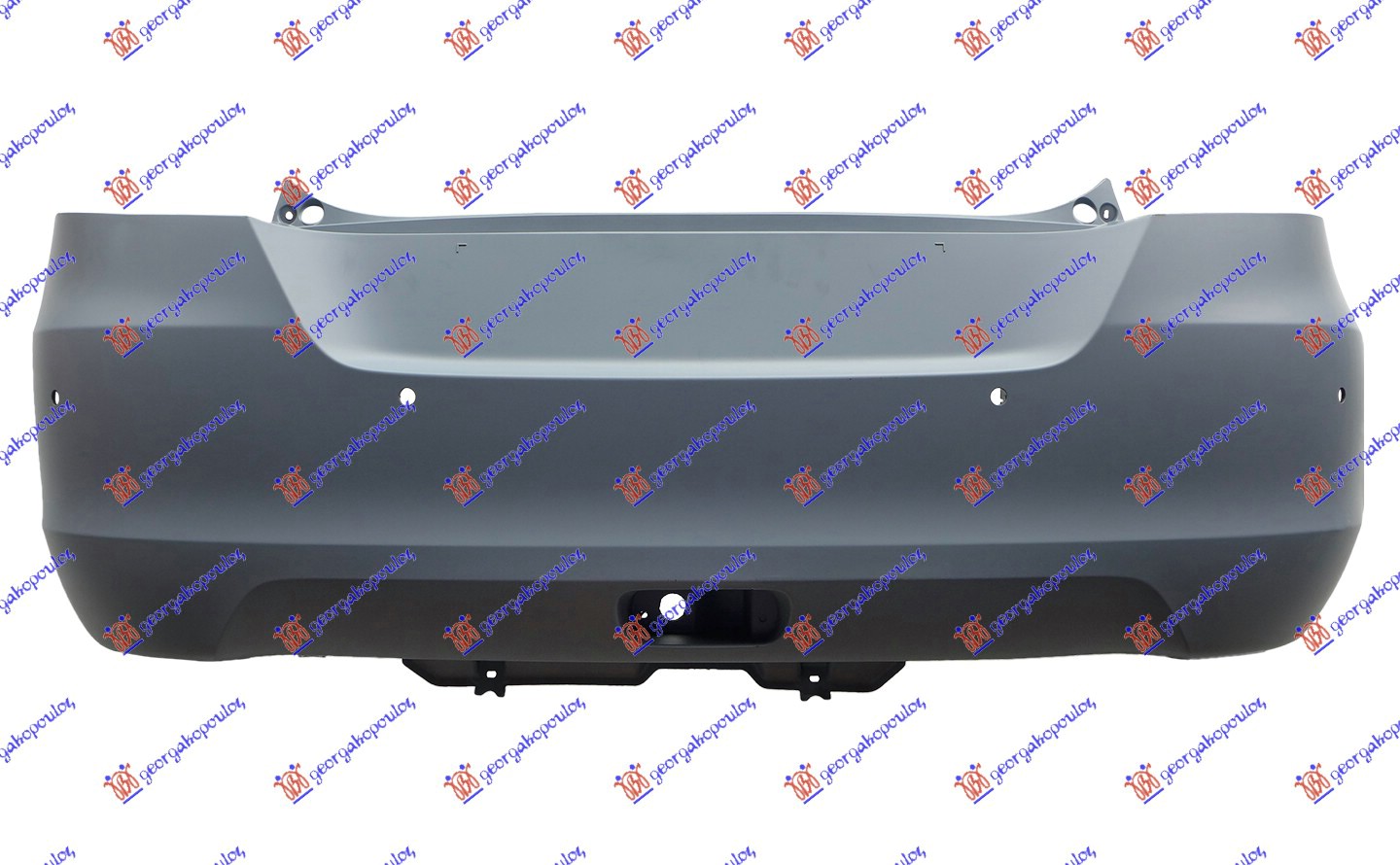 REAR BUMPER PRIMED (W/2 PDC)
