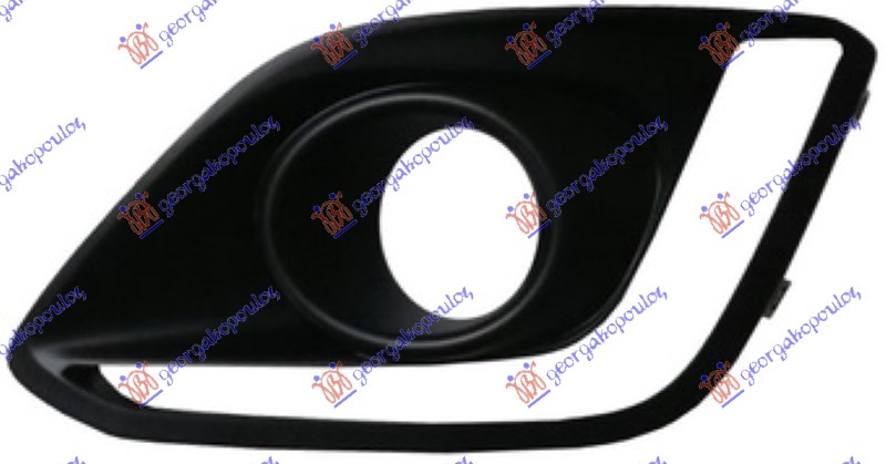 FRONT BUMPER GRILLE (W/ FOG LAMP HOLE)