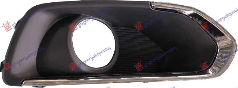 FRONT BUMPER GRILLE (W/ FOG LAMP HOLE) (W/CHROME)