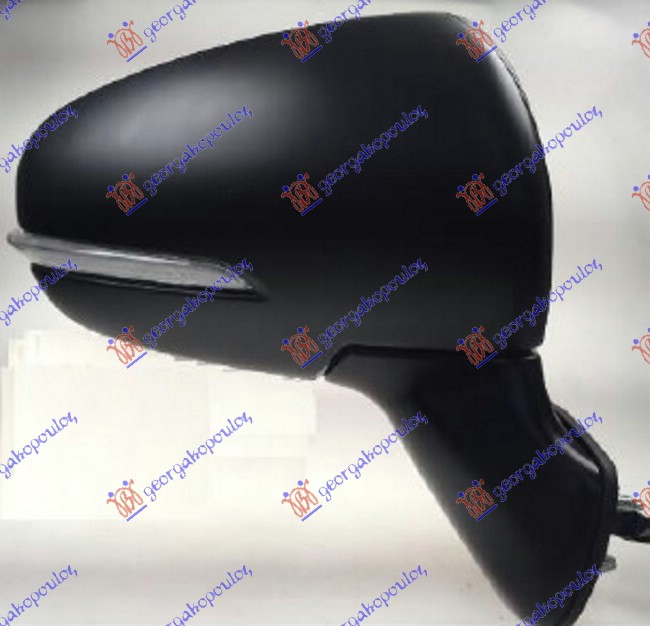 DOOR MIRROR ELECTRICAL HEATED PRIMED (W/SIDE LAMP)
