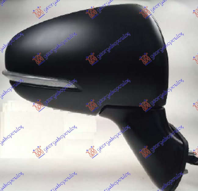 DOOR MIRROR ELECTRICAL HEATED FOLDABLE PRIMED (W/SIDE LAMP) (A QUALITY)