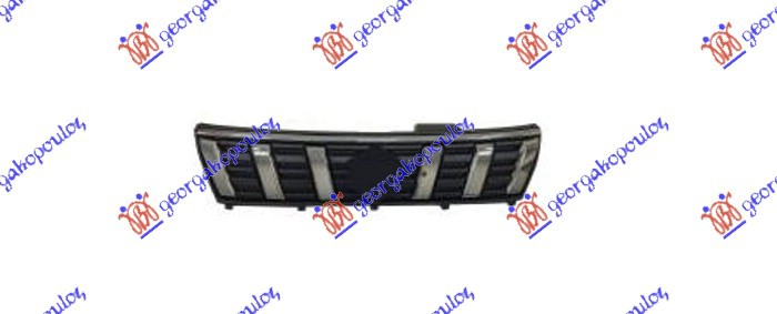 GRILLE BLACK W/CHROME MOULDINGS -2024
