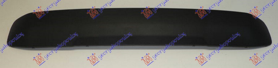 REAR BUMPER MOULDING BLACK (W/CUTTING MARKS FOR FOG LAMP HOLES) (W/PDS)