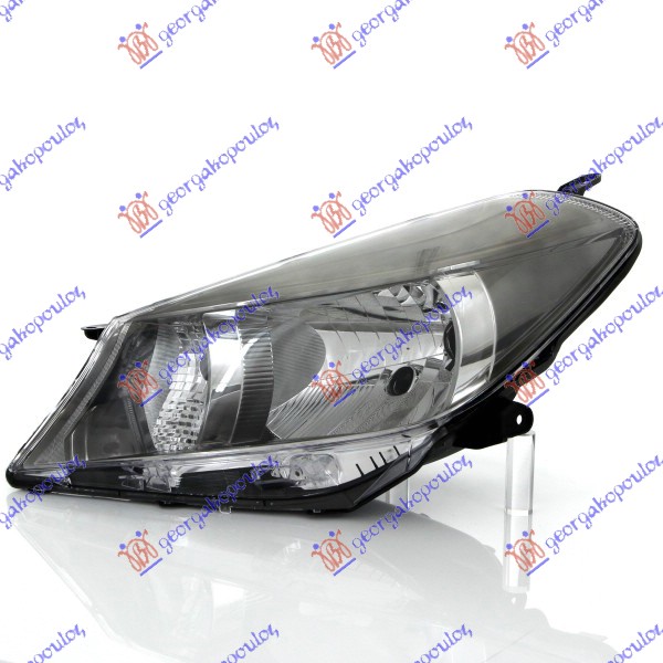 HEAD LAMP ELECTRICAL DARK CHROME (DEPO)