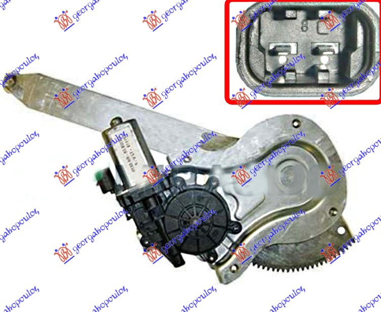 REAR WINDOW REGULATOR ELECTRICAL (A QUALITY)