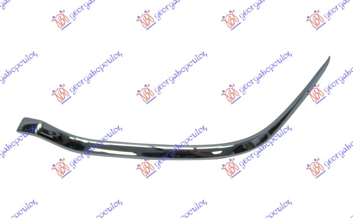 FRONT BUMPER GRILLE MOULDING CHROME