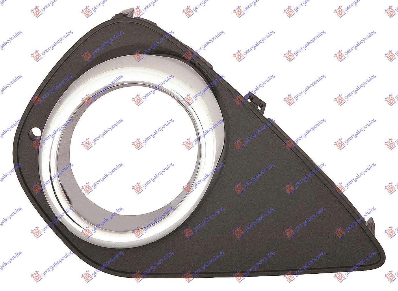 FRONT BUMPER GRILLE (W/ FOG LAMP HOLE) CHROME