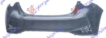 REAR BUMPER PRIMED (W/CUTTING MARKS FOR PDC) (A QUALITY)