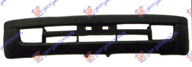 FRONT BUMPER PRIMED (W/FOG LAMP HOLES)