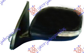 DOOR MIRROR ELECTRICAL FOLDABLE PRIMED (W/SIDE LAMP) (CONVEX GLASS)