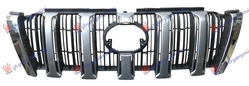 GRILLE SILVER/CHROME/BLACK