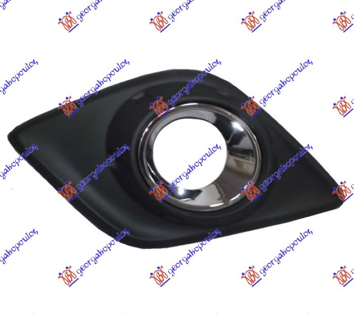 FRONT BUMPER GRILLE (W/ FOG LAMP HOLE) (W/ CHROME MOULDING)