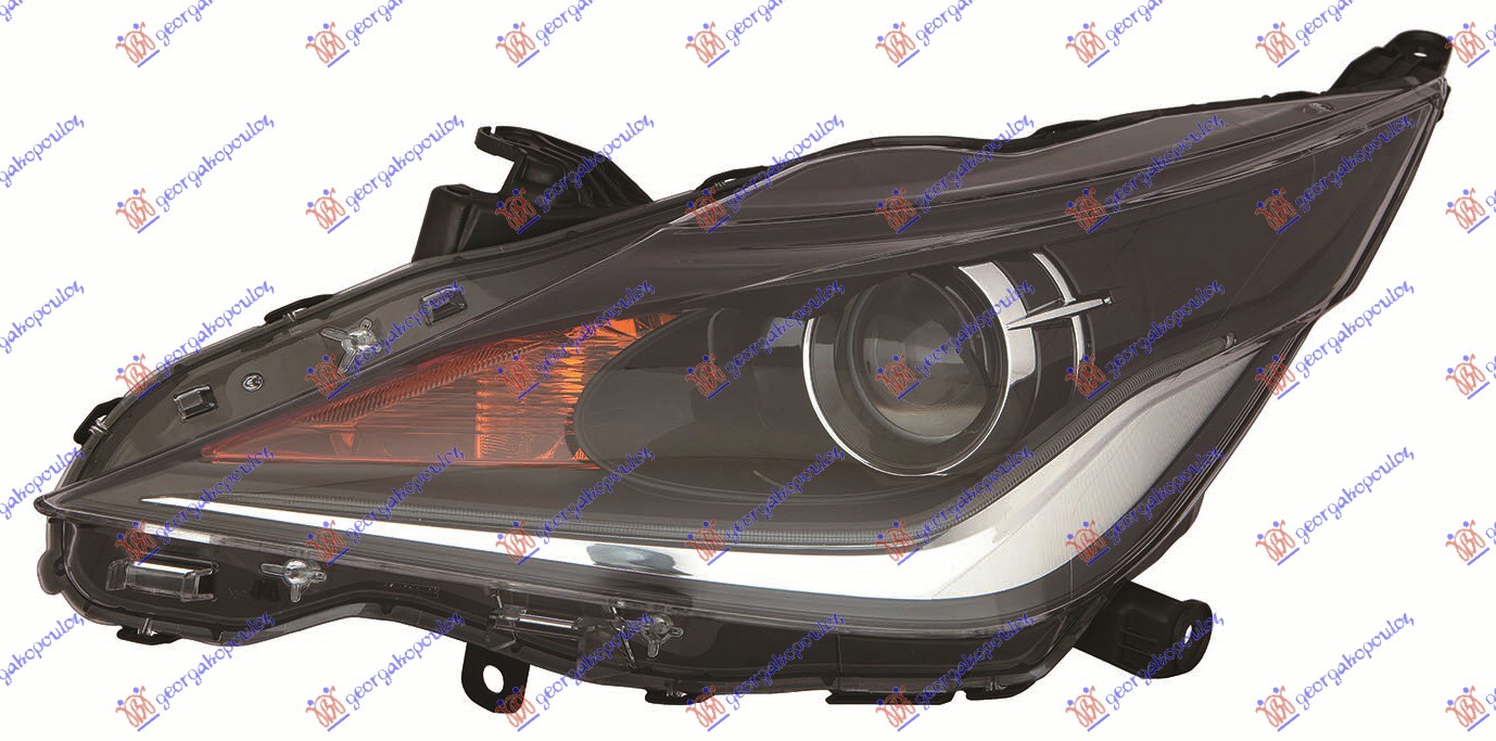 HEAD LAMP (H1R2) W/LED DRL (DEPO)