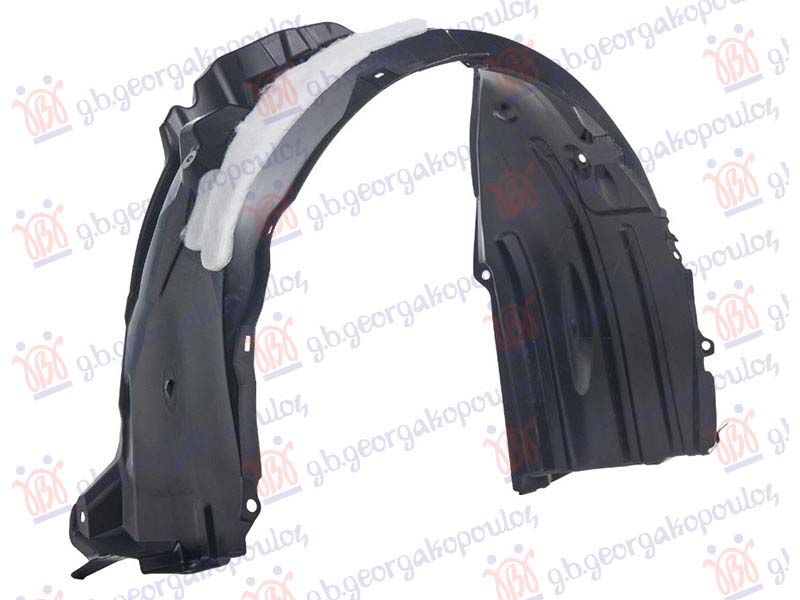 FRONT INNER PLASTIC FENDER (W/SOUND INSULATION) (A QUALITY)