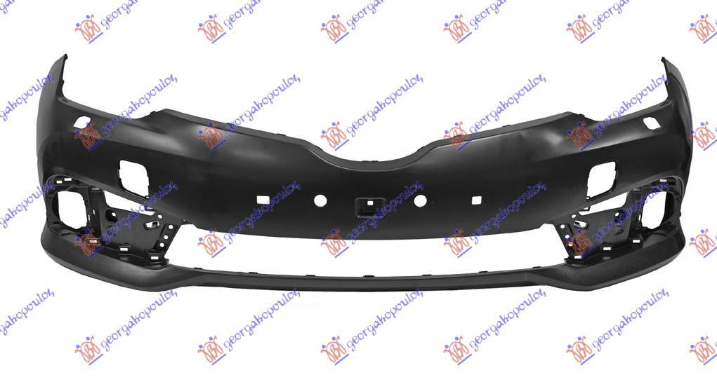 FRONT BUMPER W/WASHER (W/CUTTING MARKS FOR PDC) (A QUALITY)