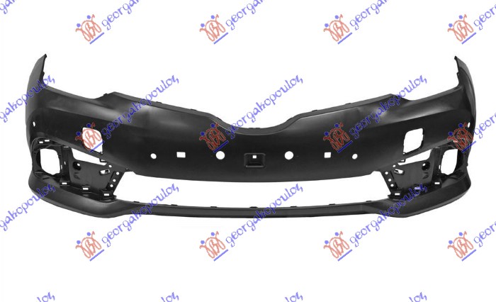 FRONT BUMPER PRIMED (W/6 PDC) (A QUALITY)