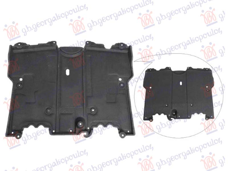 MIDDLE ENGINE COVER PLASTIC