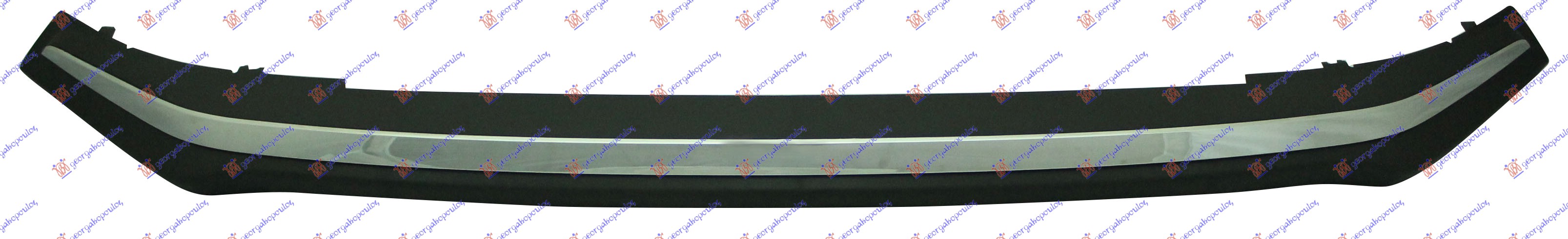 FRONT BUMPER SPOILER W/CHROME MOULDING